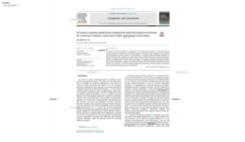 Structural response predictions compared to material property estimates for structural integrity assessment under operational uncertainty
